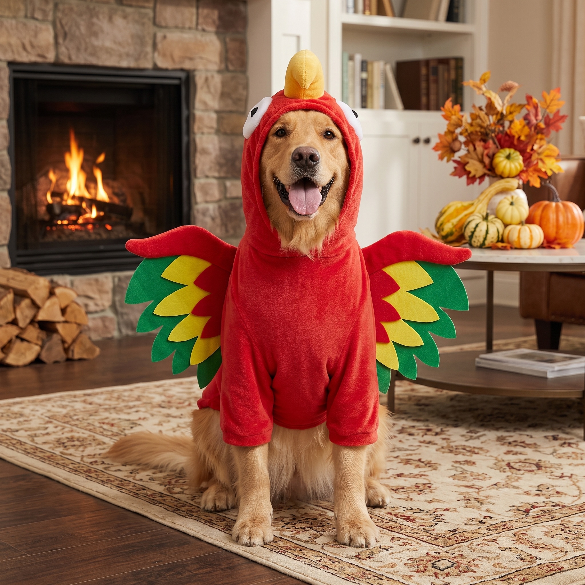 🦃"Gobble Paws" Turkey Pet Costume