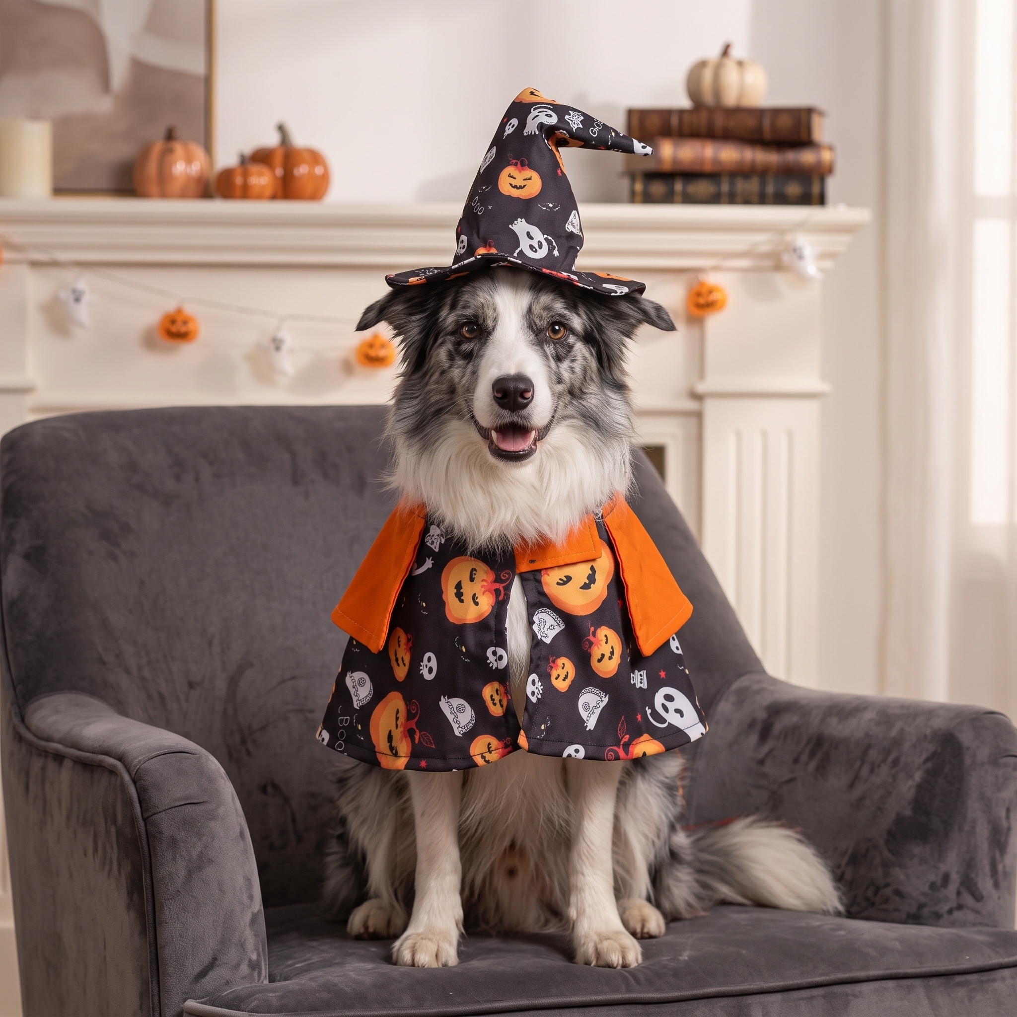 🎃"Spooky-Cute" Pumpkin Pet Costume