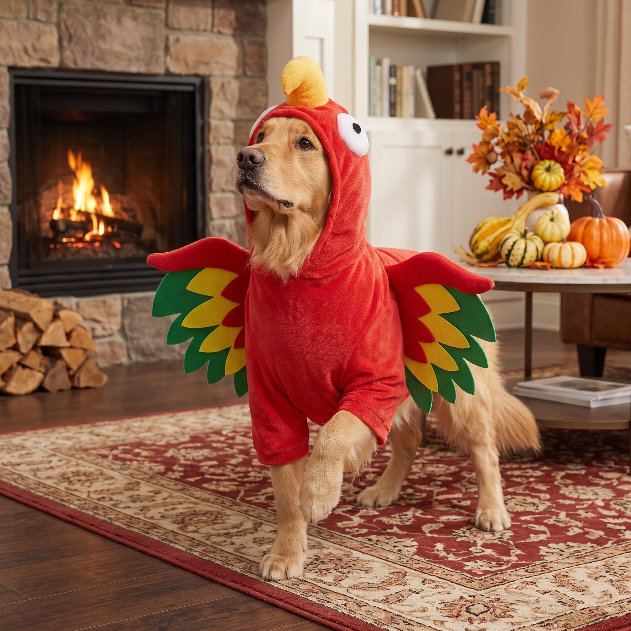 🦃"Gobble Paws" Turkey Pet Costume