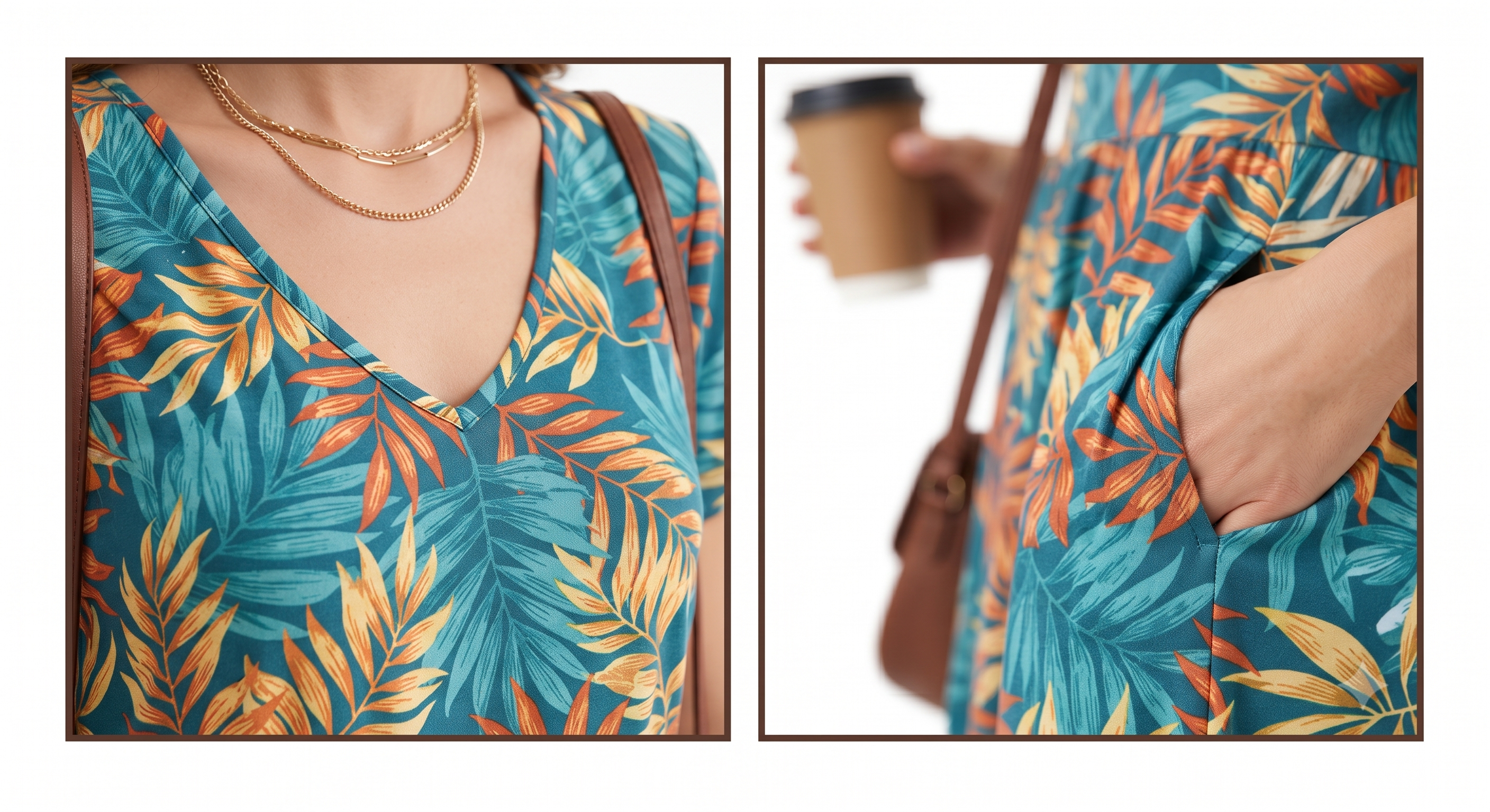 Women's Floral Sundress, Sleeveless V Neck Mini Dress with Pockets, Casual A-Line Summer Dress for Beach Vacation