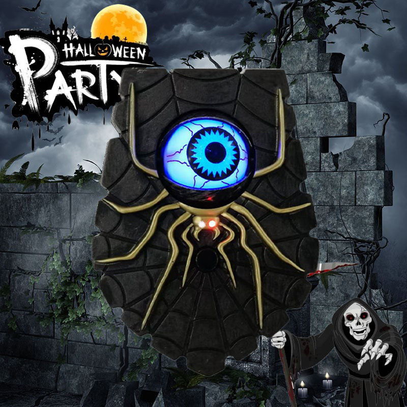 Halloween Glowing Eyeball Doorbell Decoration