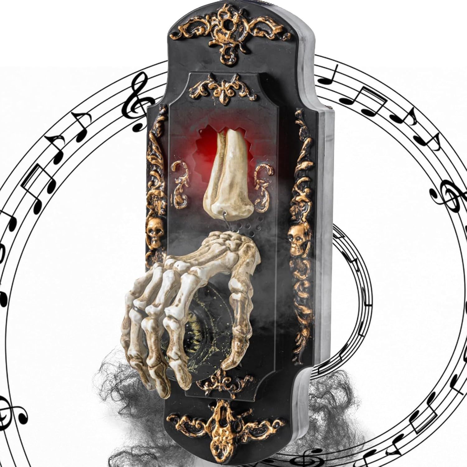 Halloween Glowing Eyeball Doorbell Decoration