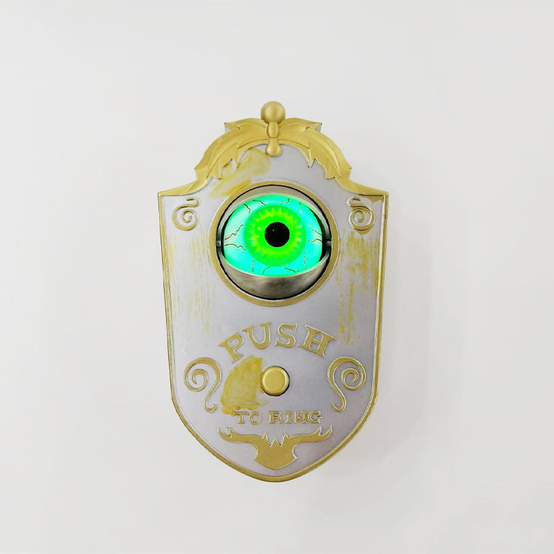 Halloween Glowing Eyeball Doorbell Decoration