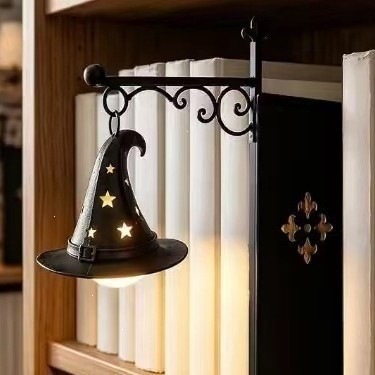 Halloween Bookshelf Lantern Decoration