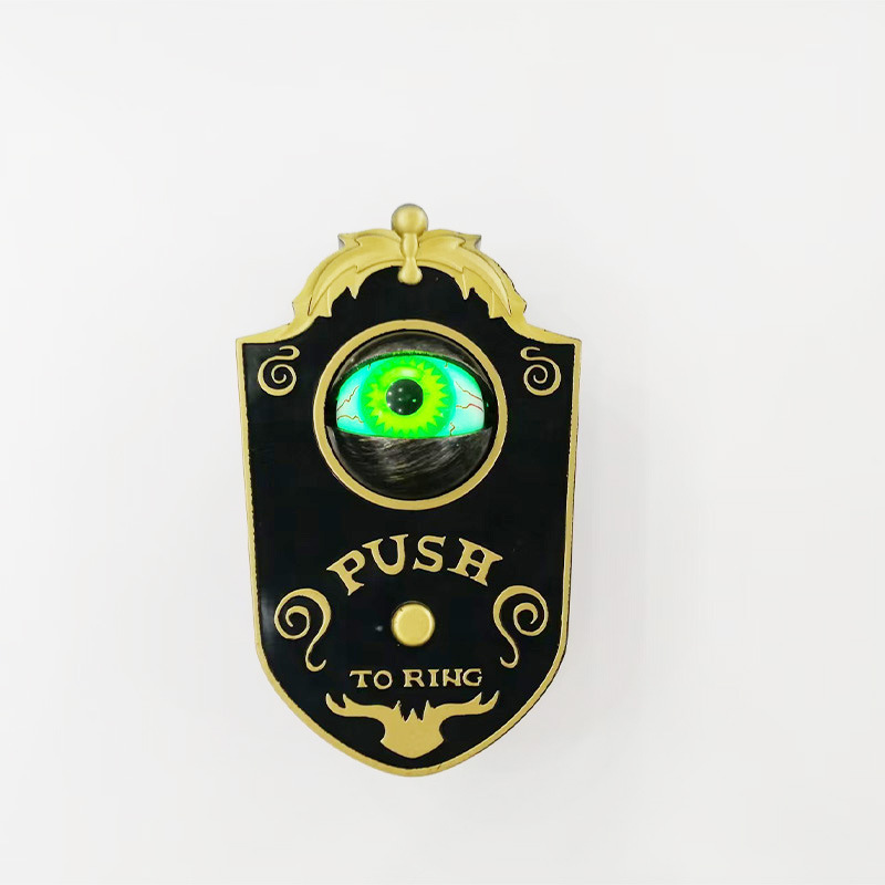 Halloween Glowing Eyeball Doorbell Decoration