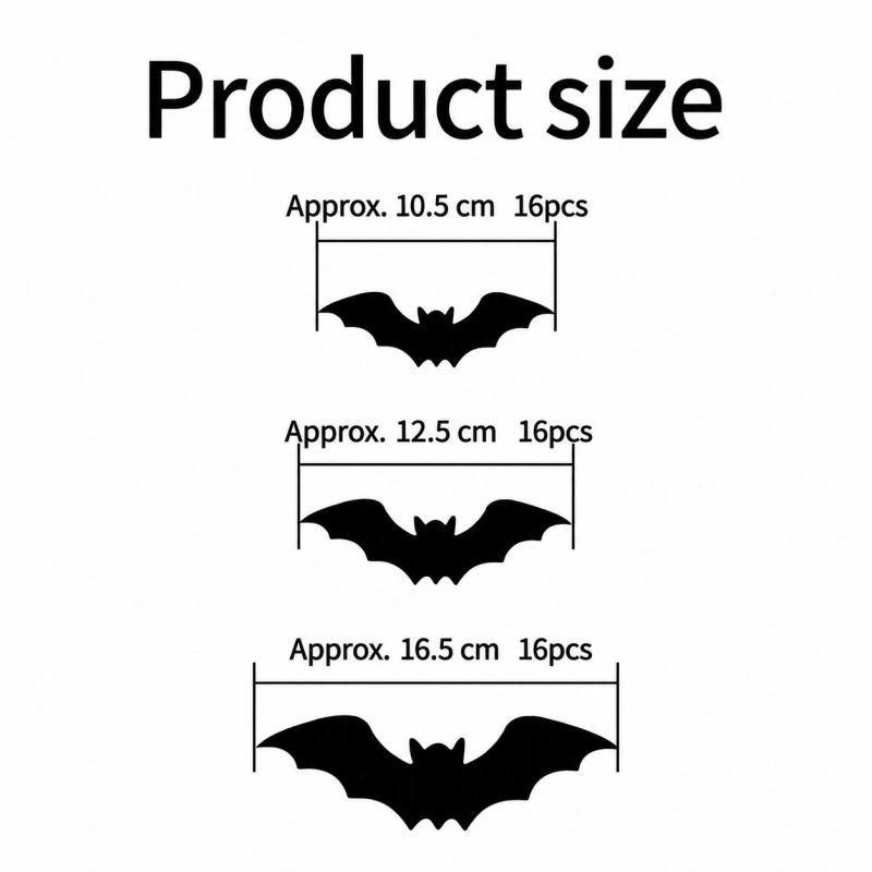 Halloween LED Bat & Spider Wall Decor Set