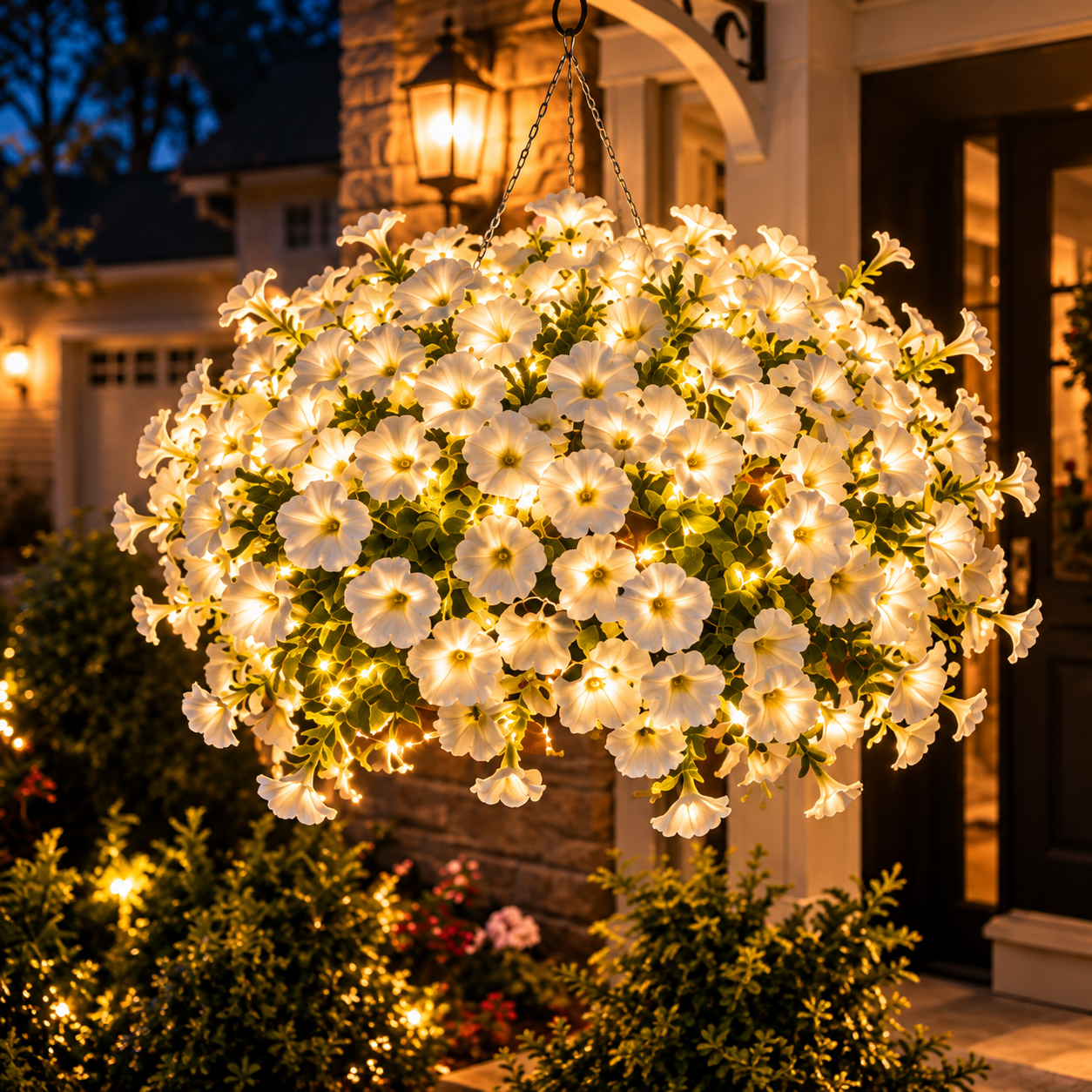 🔥Lighted Artificial Petunias Flowers 🌹 Zero Watering, Zero Maintenance