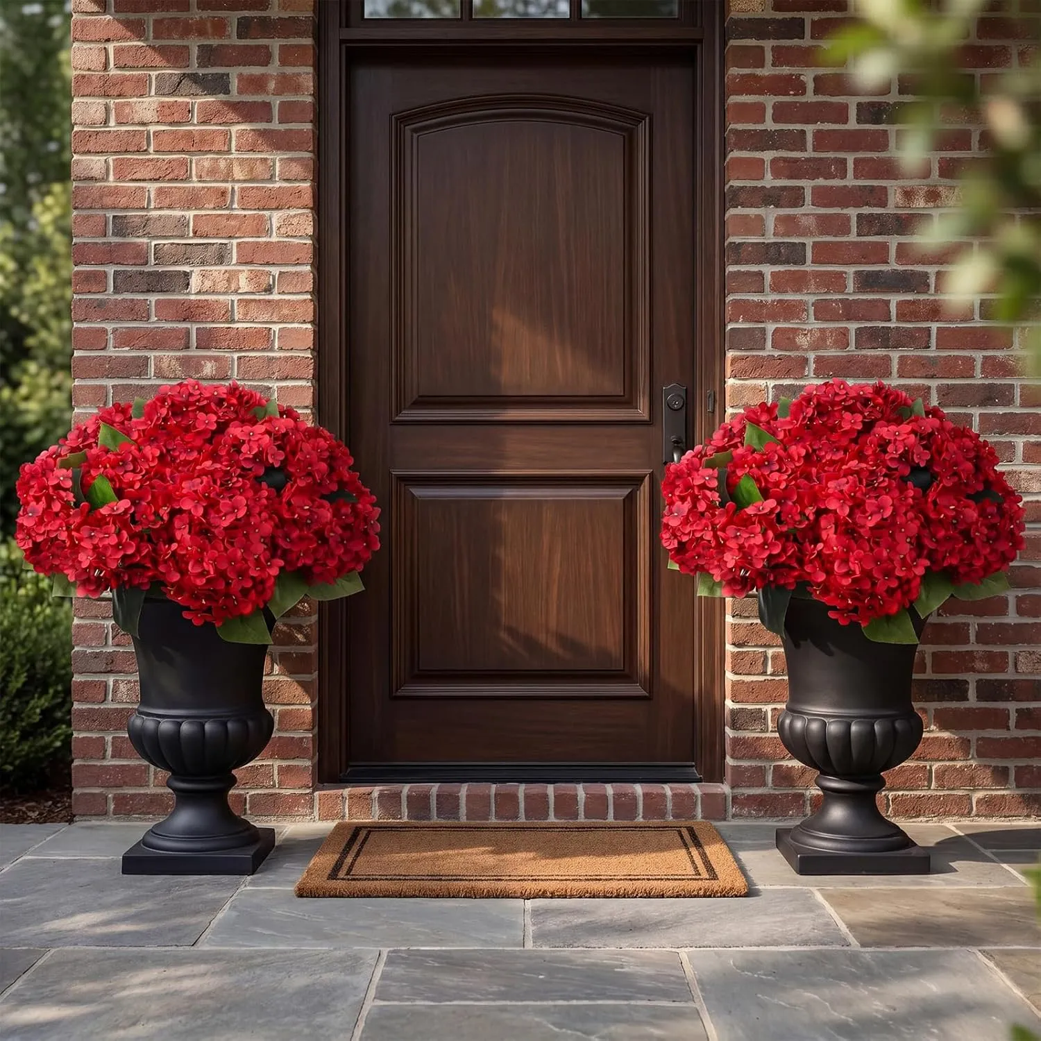 🔥Last Day 70% OFF🔥Artificial Outdoor Hydrangea Flowers - UV resistant, Waterproof, Windproof