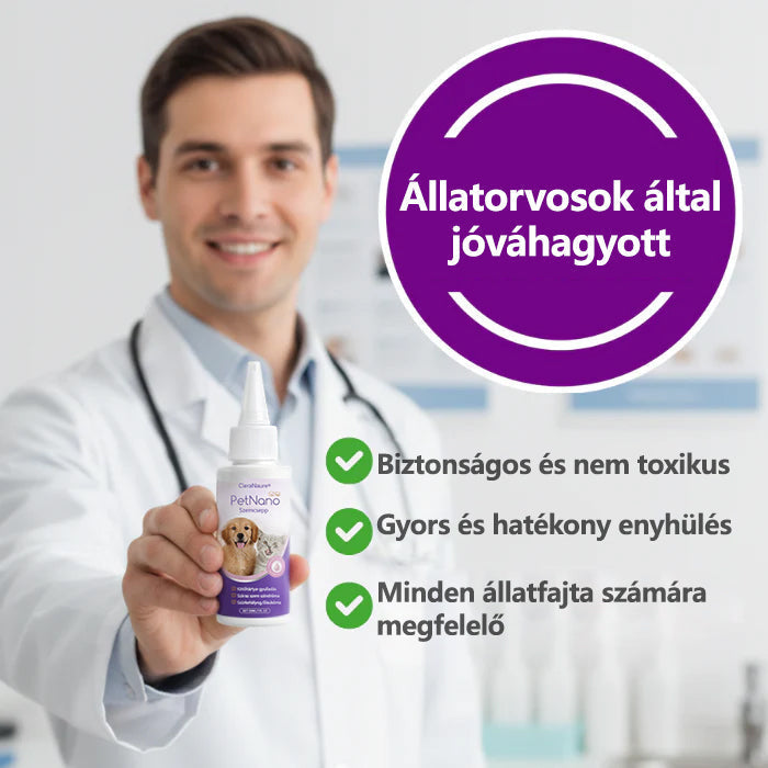 Tylko przez 3 godziny – 40% taniej | Krople do oczu dla zwierząt CleraNaure® PetNano