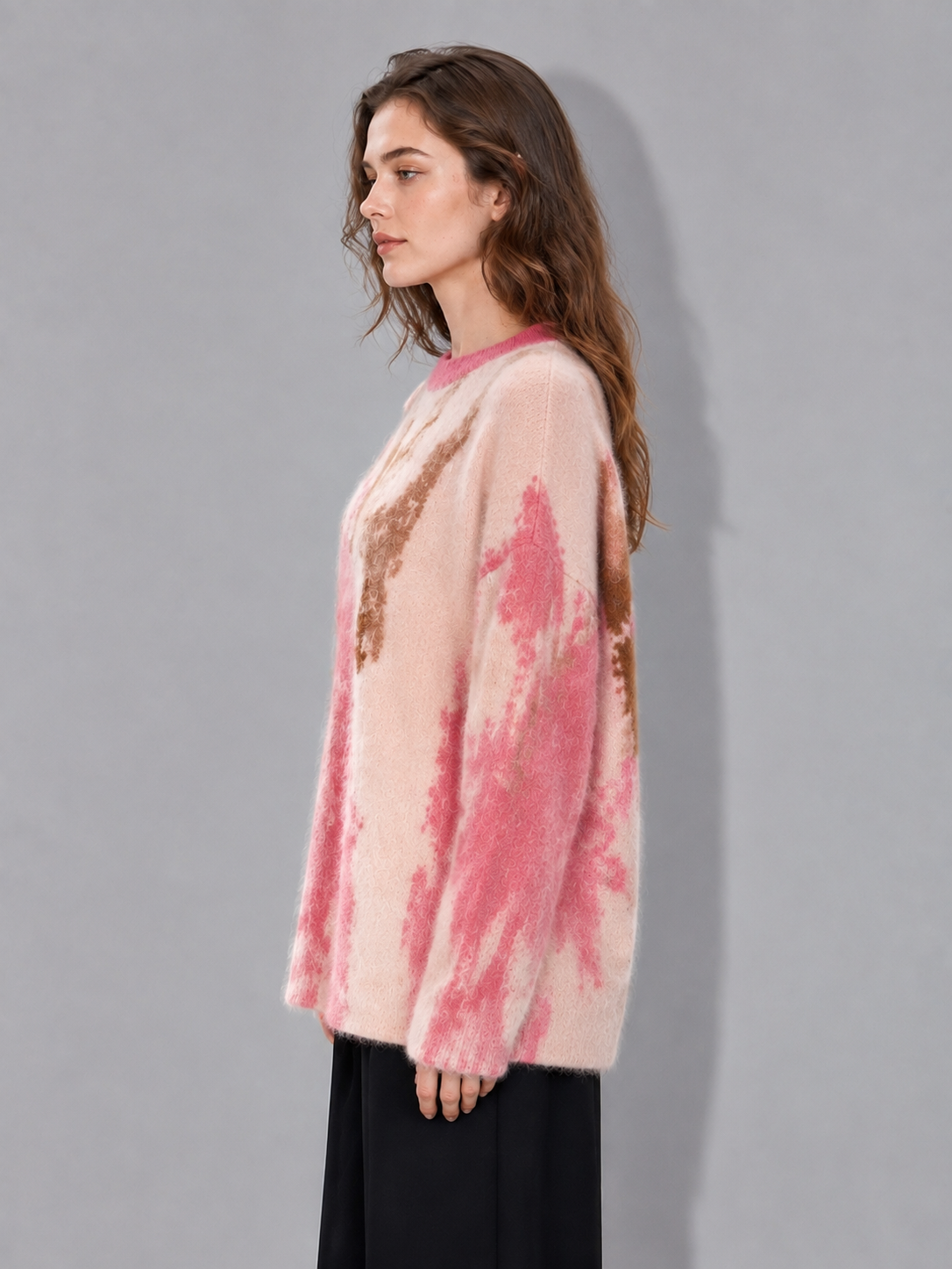 Hot Sales Cashmere for Ladies Women's Cashmere Crew Neck Pullover Custom Knit Colorful Sweater