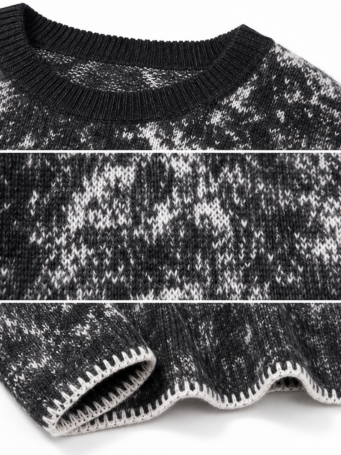 Fall/winter Women's Sweater Long Sleeve Custom Fashion Jacquard Round Neck Loose Knit Jumper for Women Sweater 2026