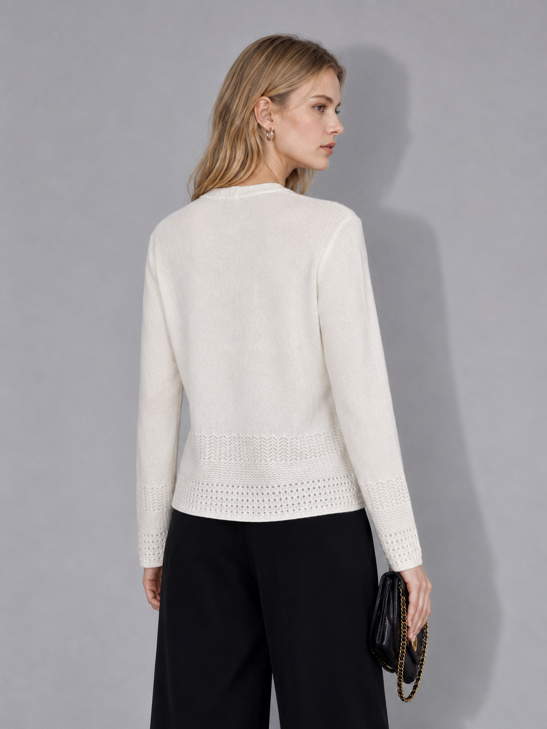 OEM ODM Sleeveless V-neck Women's Cardigan, breathable and elegant, with button design, new autumn fashion knitted coat
