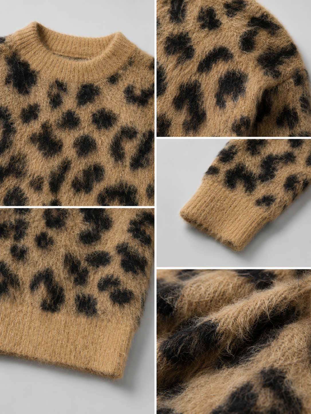 Custom LOGO Design Mens Knitwear Gradient Single Breasted Button Front Knit Cardigan Long Sleeve V Neck Mohair Wool Knit Sweater
