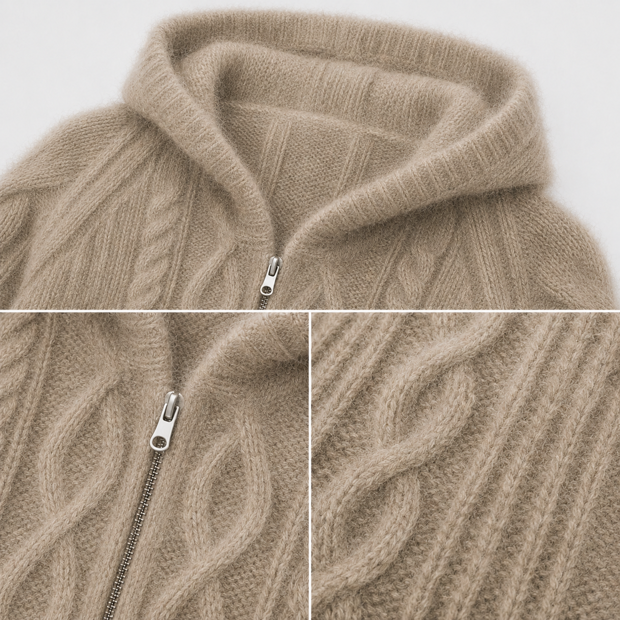 OEM Men's Winter Hooded Anti-Wrinkle Knit Sweater Custom Design Pullover Manufacturer Wholesale Low MOQ Fashion Apparel