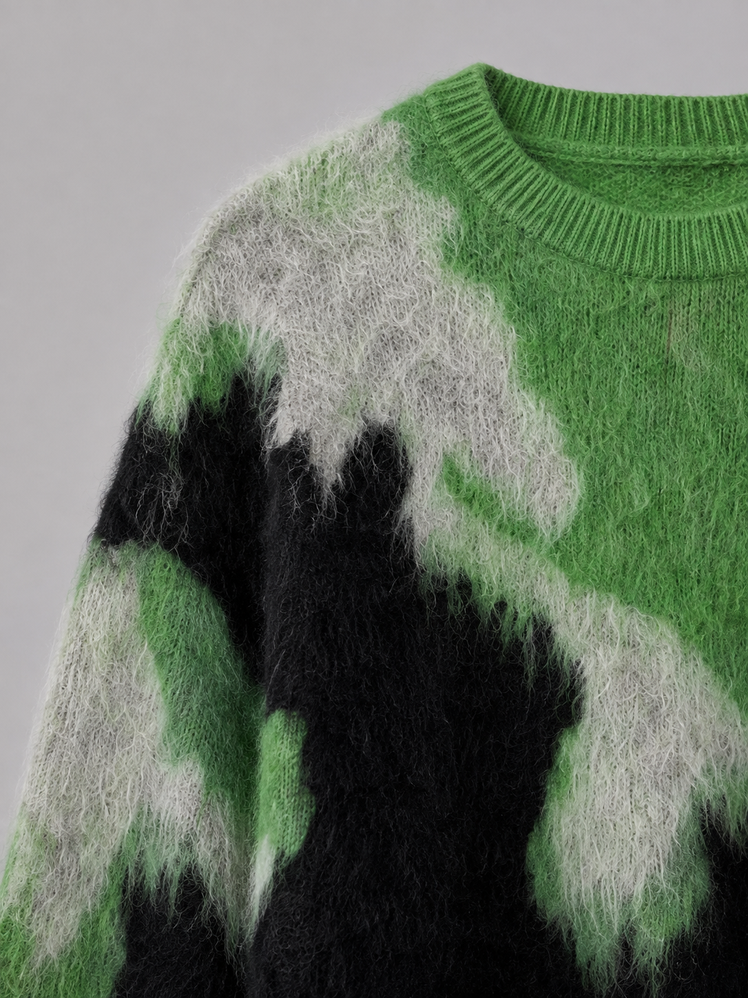Wholesale Custom Made Women Winter Knit Sweater Front Logo 100% Wool High Street Style Anti-Pilling OEM Service