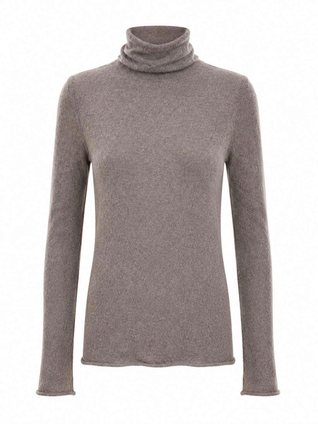 Womens Turtleneck Sweater Long Sleeve Slim Fit Knitted Pullover Ladies High Neck Cashmere Feel Autumn Winter Knit Jumper