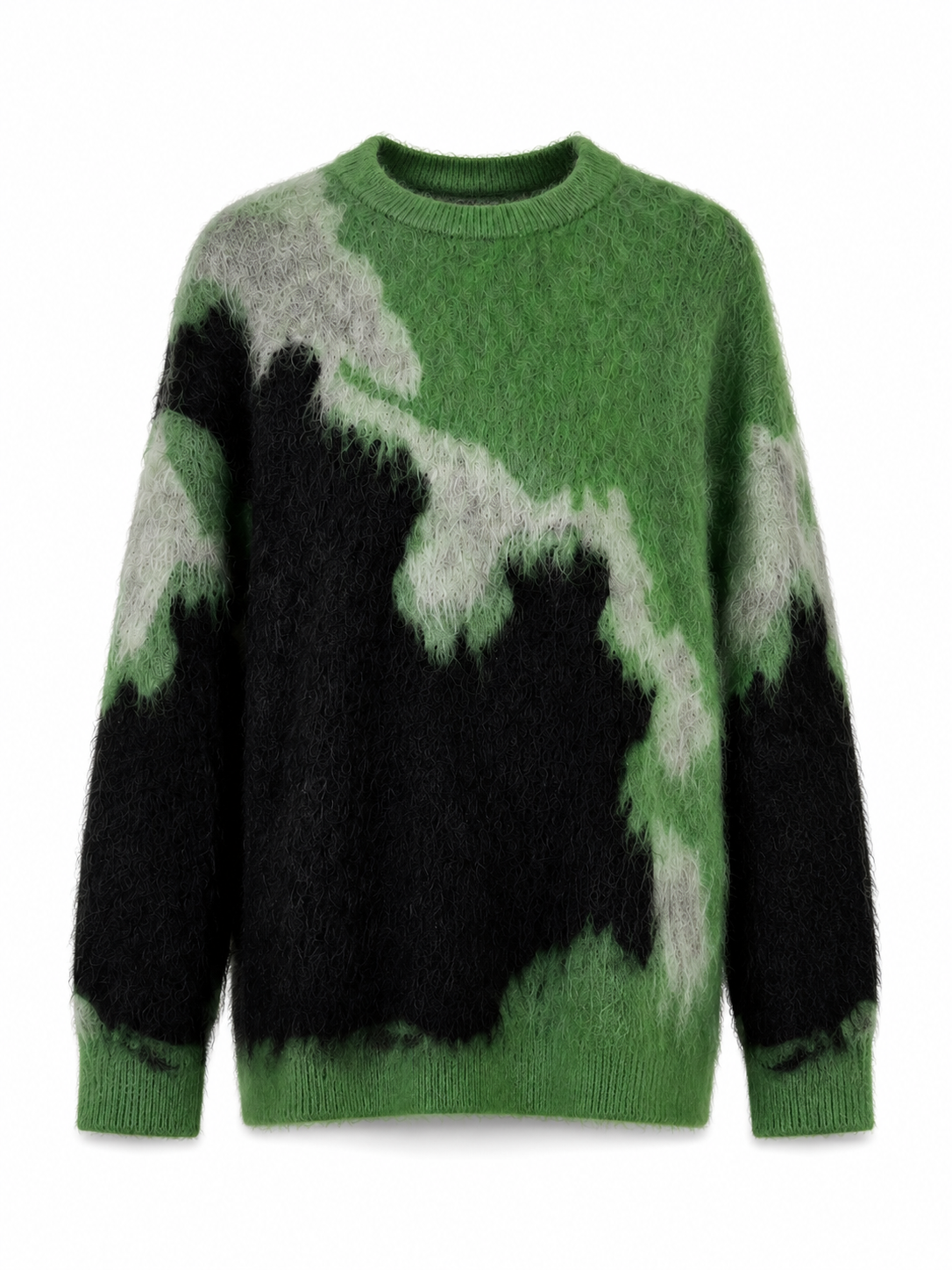 Wholesale Custom Made Women Winter Knit Sweater Front Logo 100% Wool High Street Style Anti-Pilling OEM Service