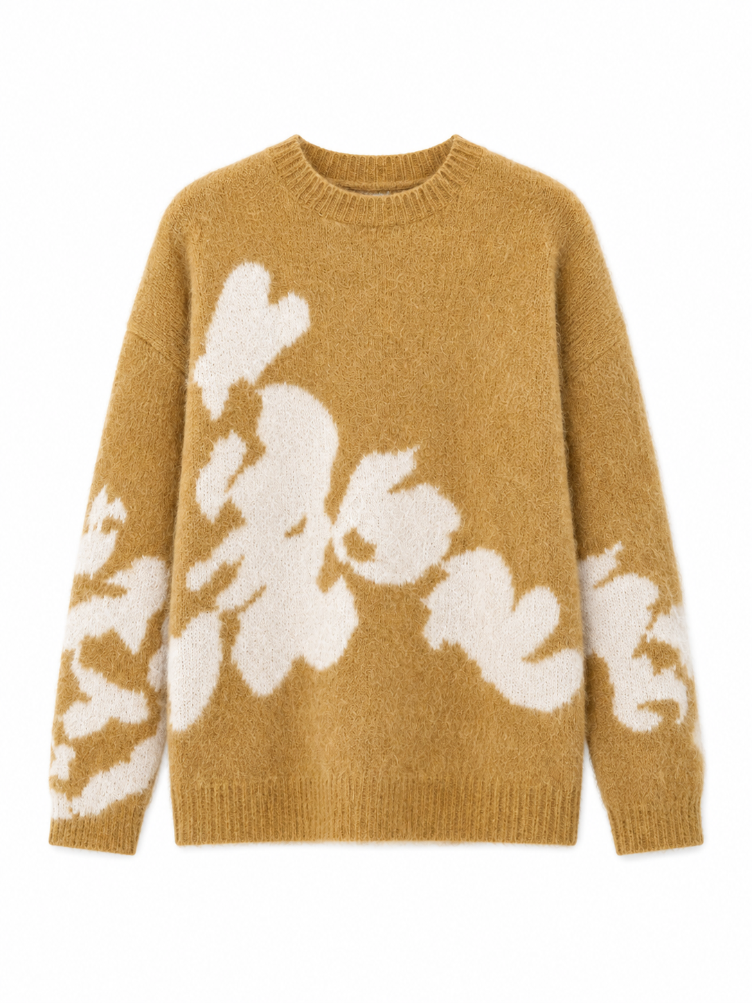 Factory Manufacturer Brushed Women's Sweater Relaxed Printed Women's Jumpers Customized