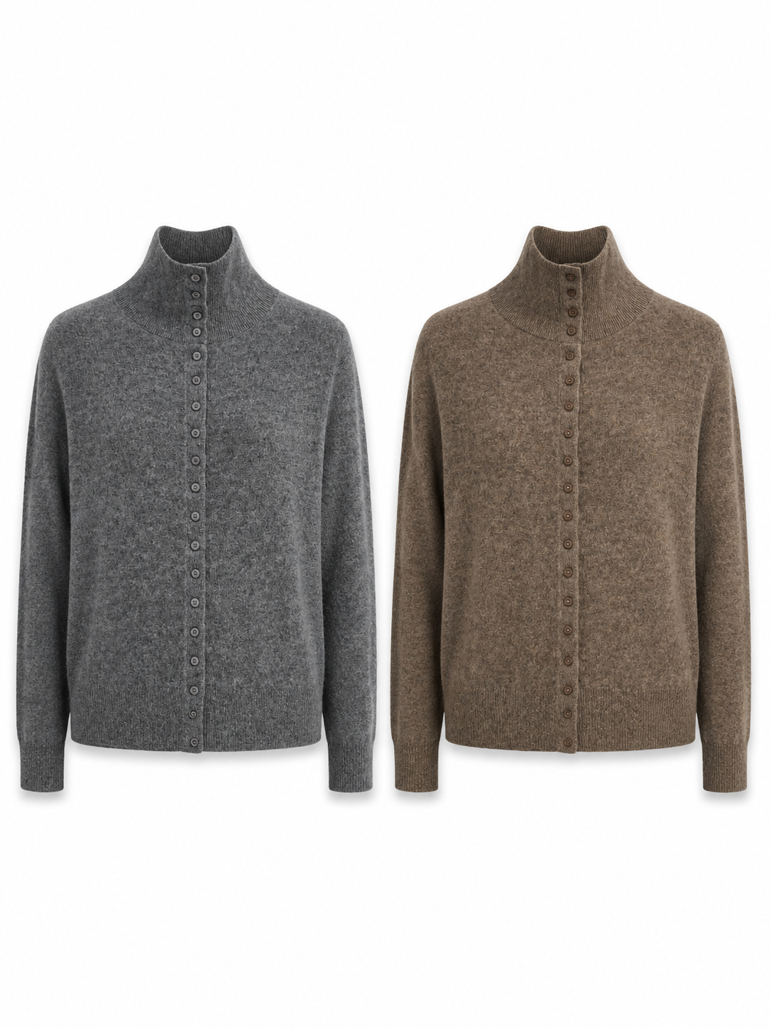 High Quality New Style Knitted 100% Wool High Neck Women Sweater