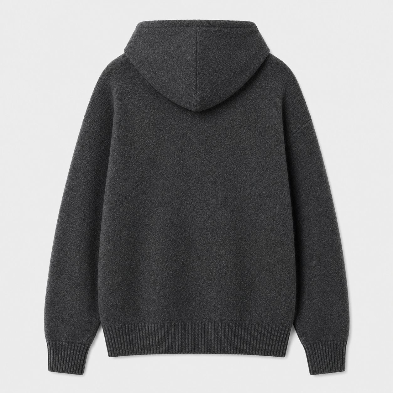 Custom Men's Knitted Hoodie Sweater Pullover Casual Loose Fit Winter Warm Knitwear OEM Wholesale Manufacturer