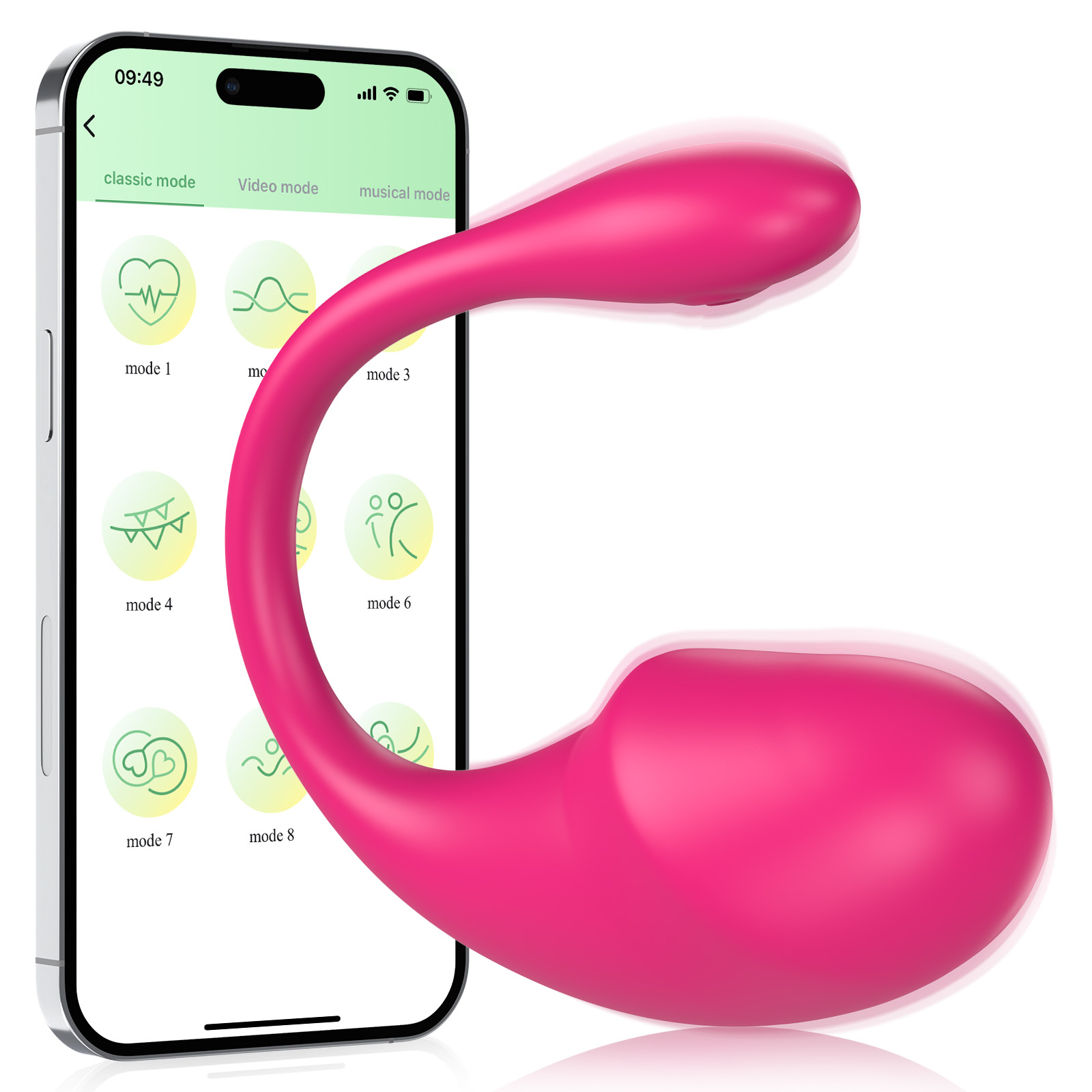 LIKETHAT Vibrador Feminino com Controle por App