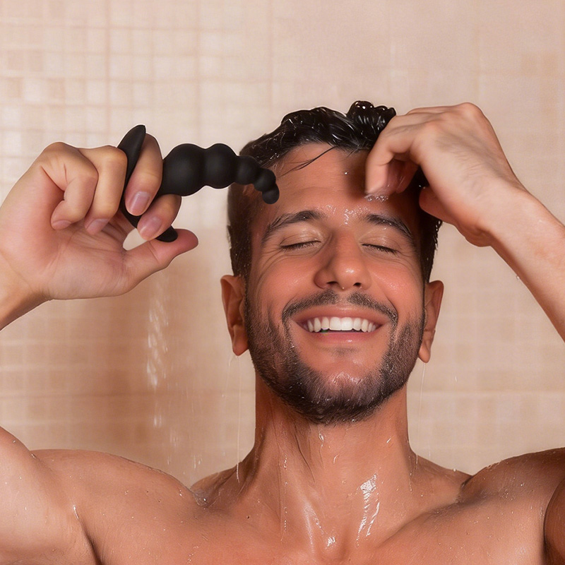 Vibradores anais com base segura e silicone macio