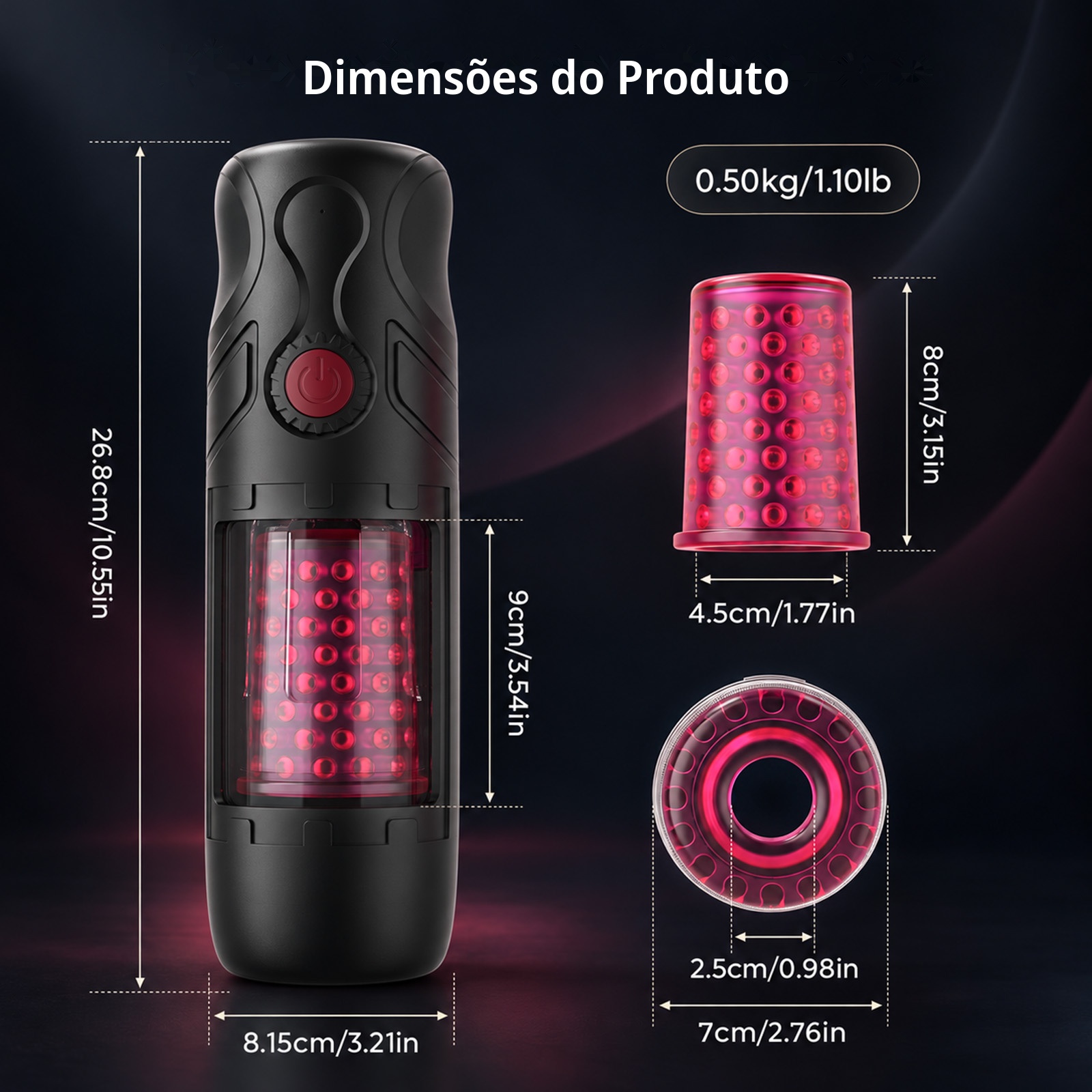 LIKETHAT Masturbador Masculino Automático 9 Modos