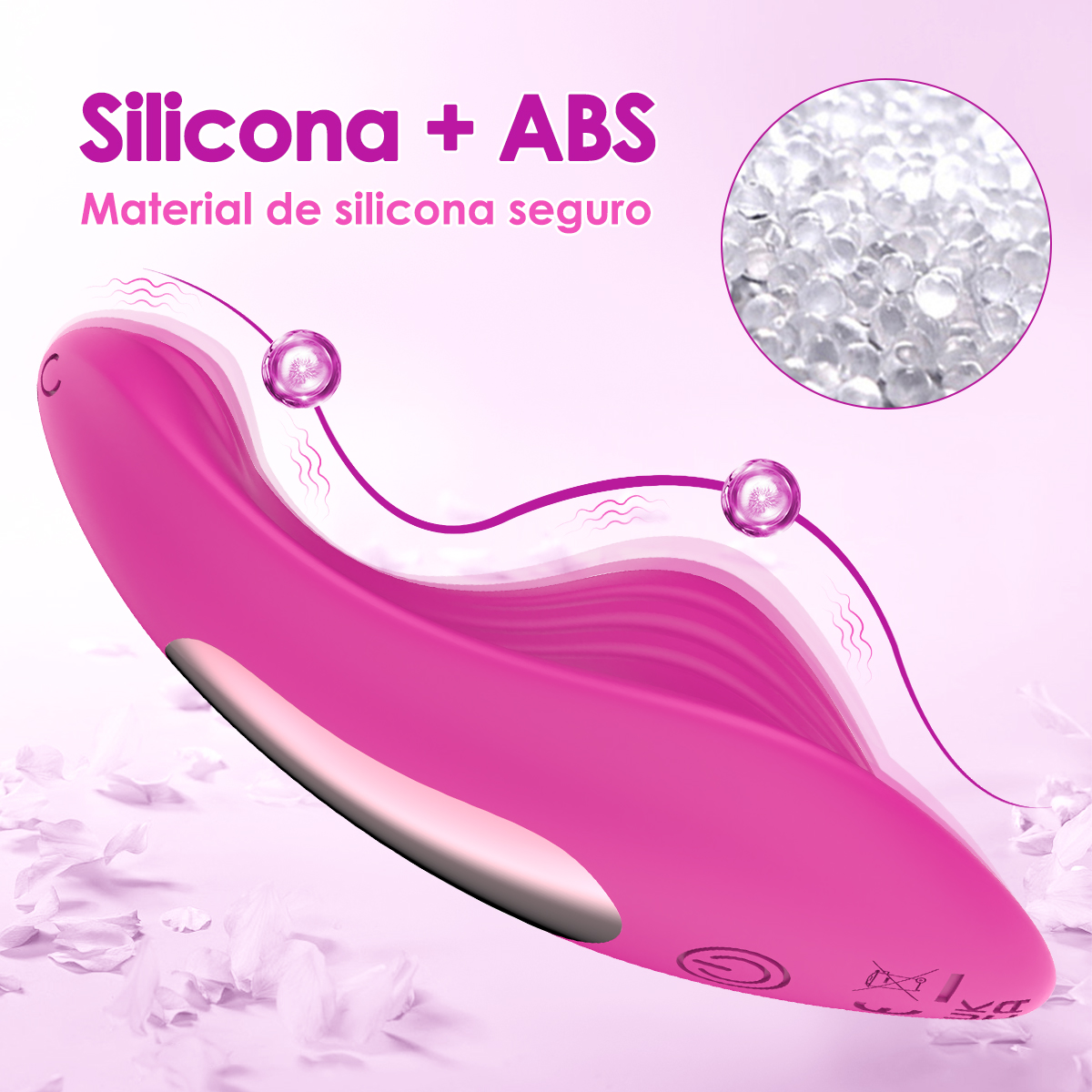 LIKETHAT Vibrador Vestível com App – 9 Modos e Design Compacto
