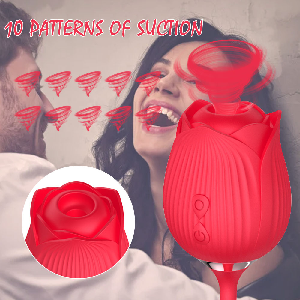 LIKETHAT Vibrador Rosa 3 em 1 – Sucção e Vai e Vem