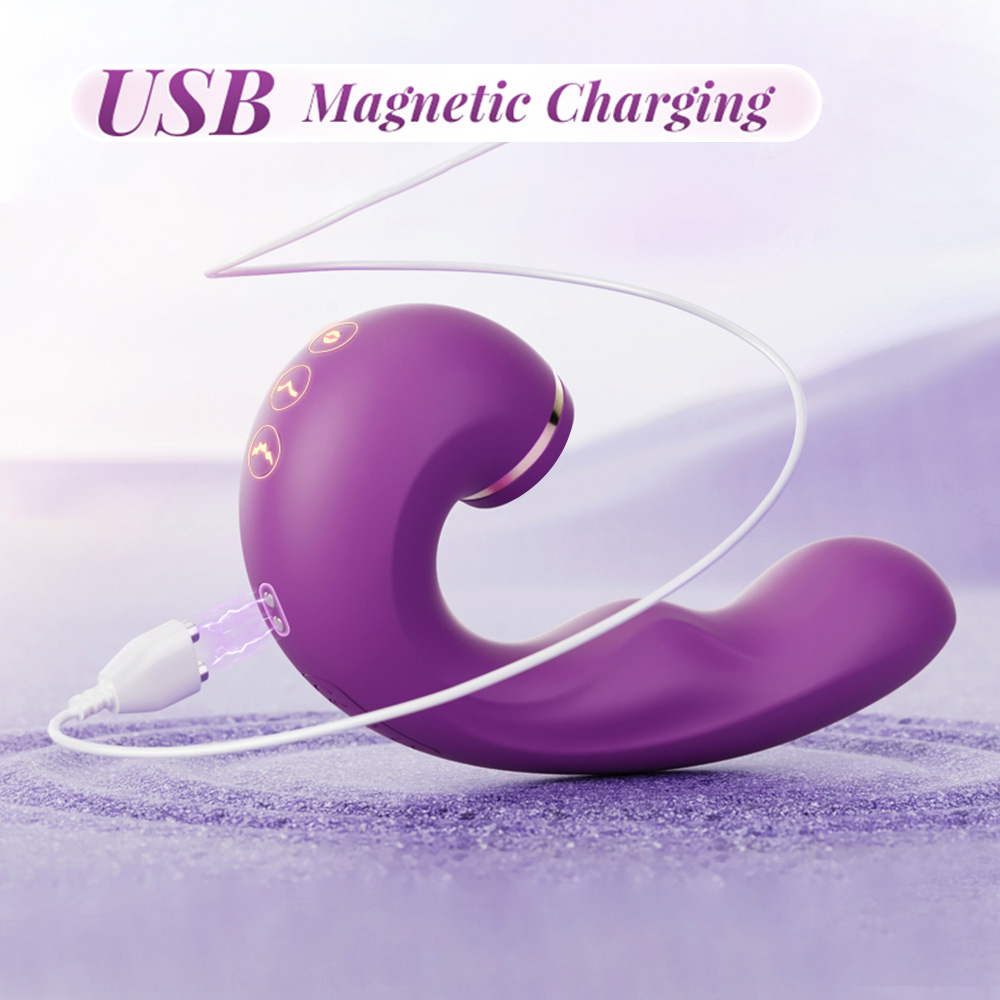 LIKETHAT Vibrador 3 em 1 – Sucção, Vibração e Pulsação