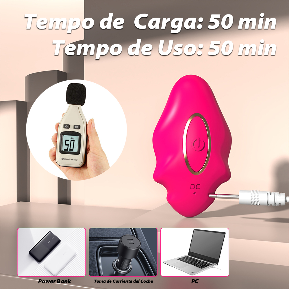 LIKETHAT Vibrador Vestível com App – 9 Modos e Controle por Música