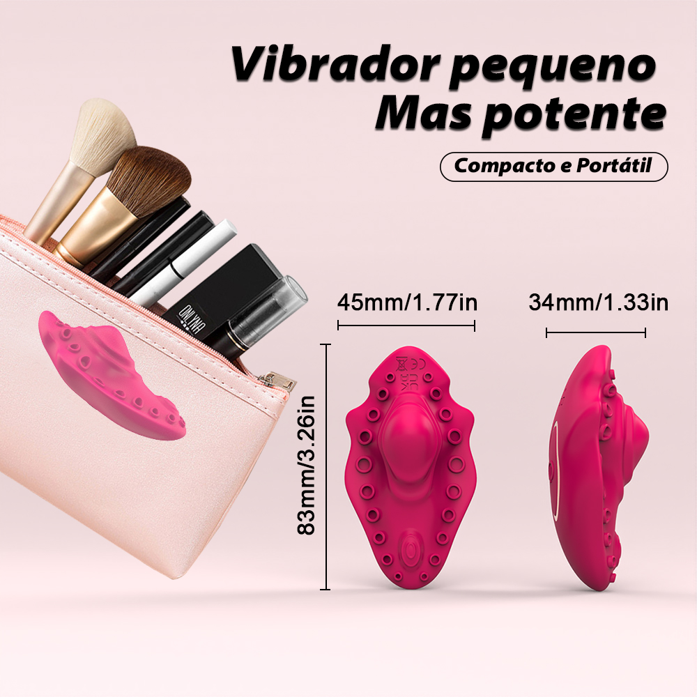 LIKETHAT Vibrador Vestível com App – 9 Modos e Controle por Música