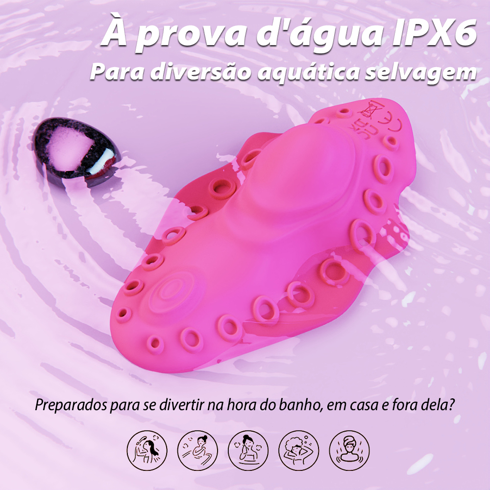 LIKETHAT Vibrador Vestível com App – 9 Modos e Controle por Música