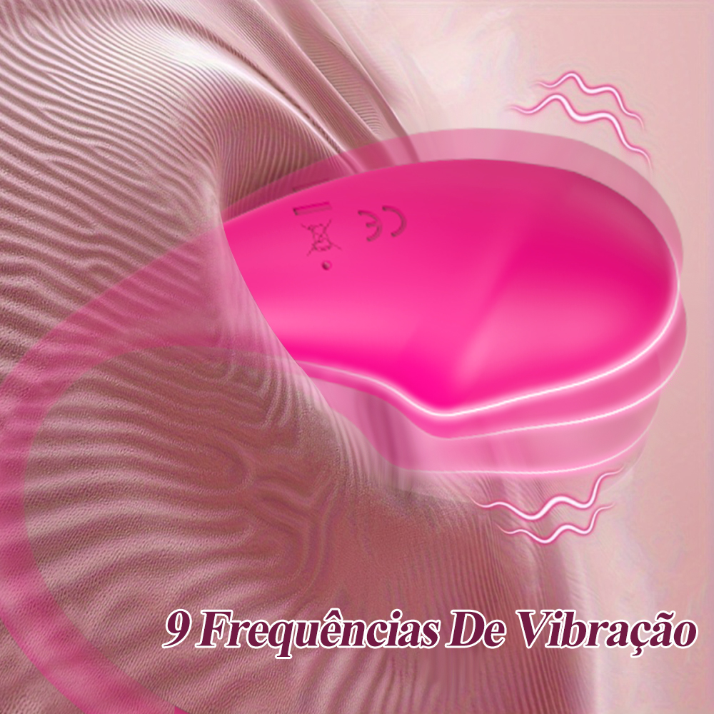 Vibrador feminino com 9 modos de vibração