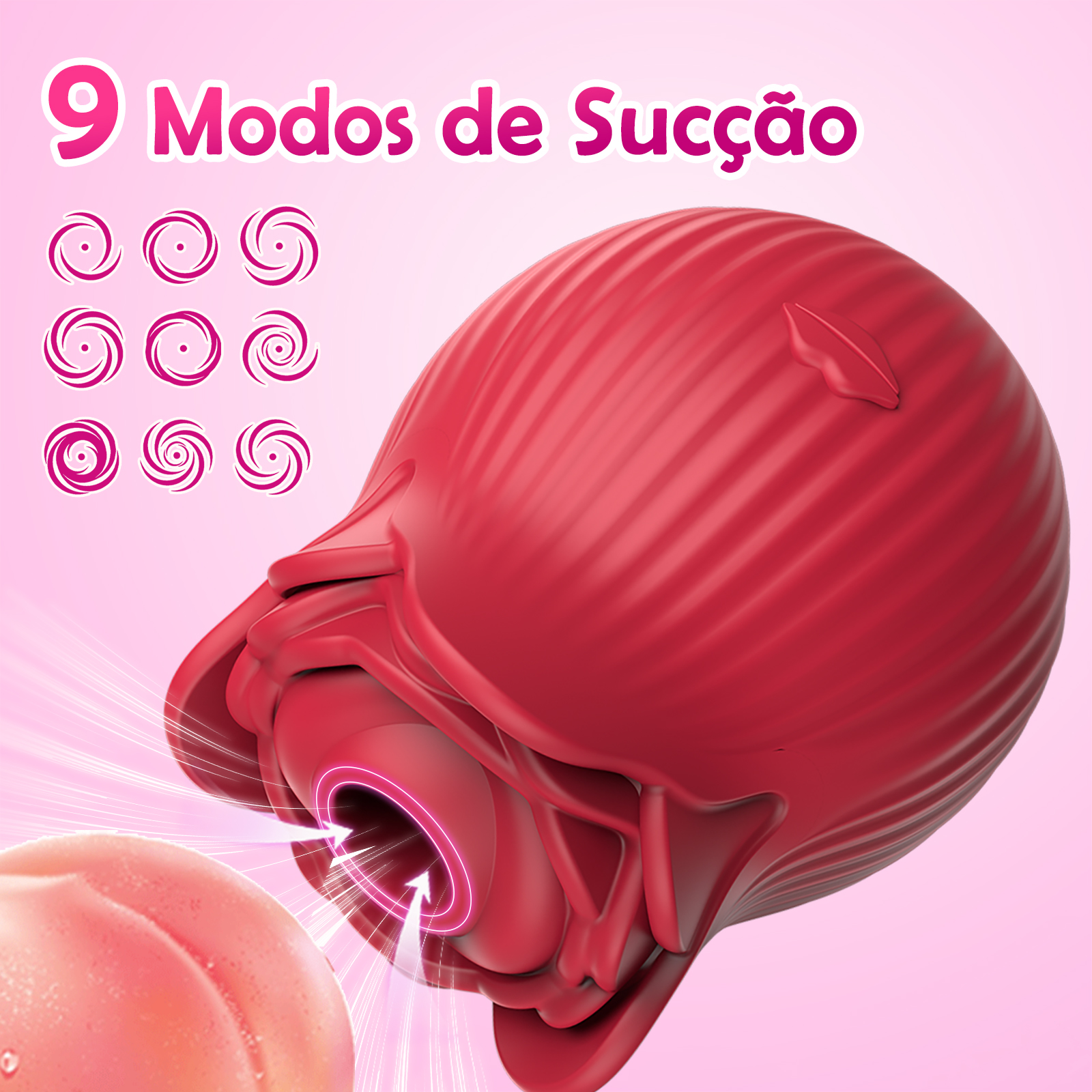 Likethat Sugador de Clitóris Rose Toy