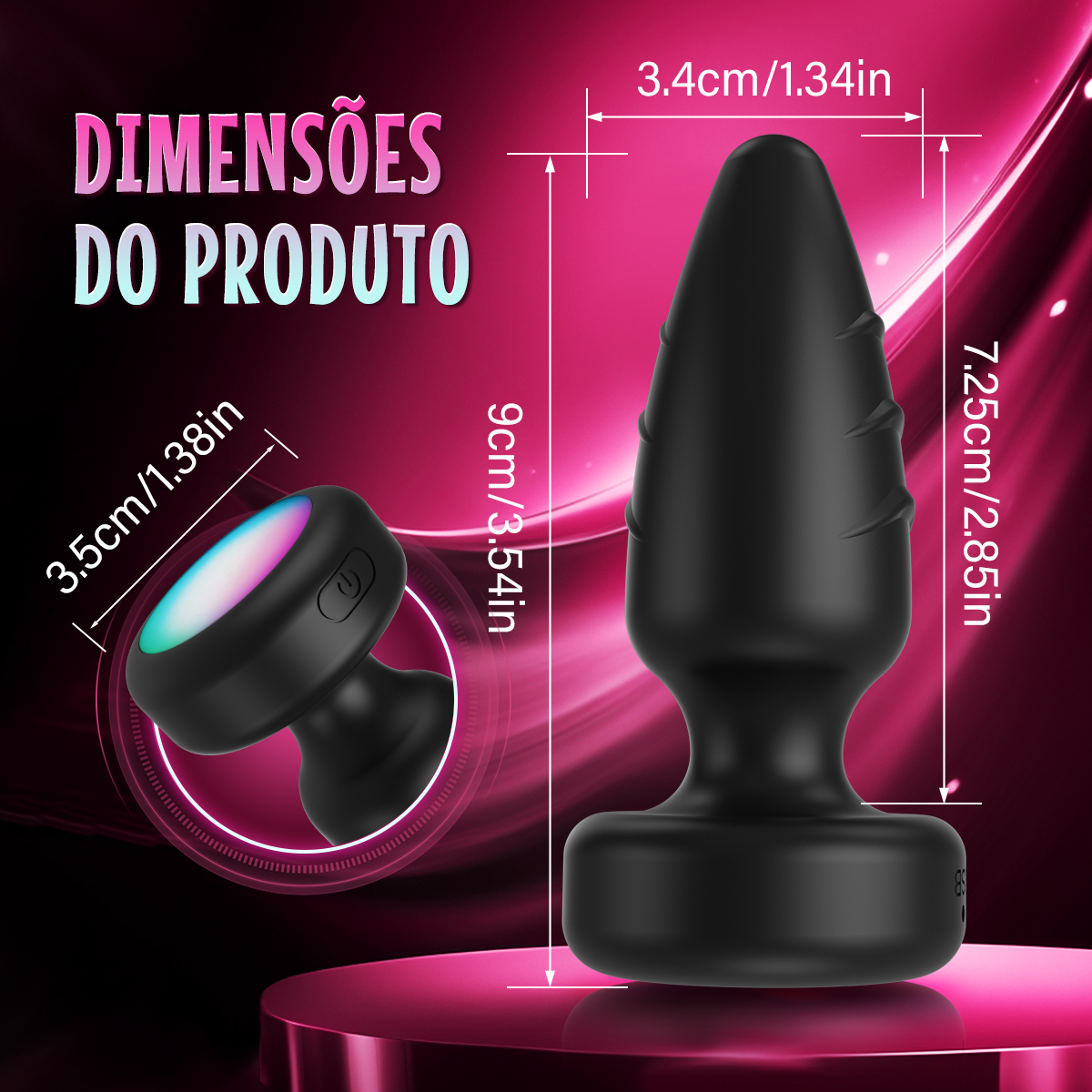 Likethat Plug Anal Giratório