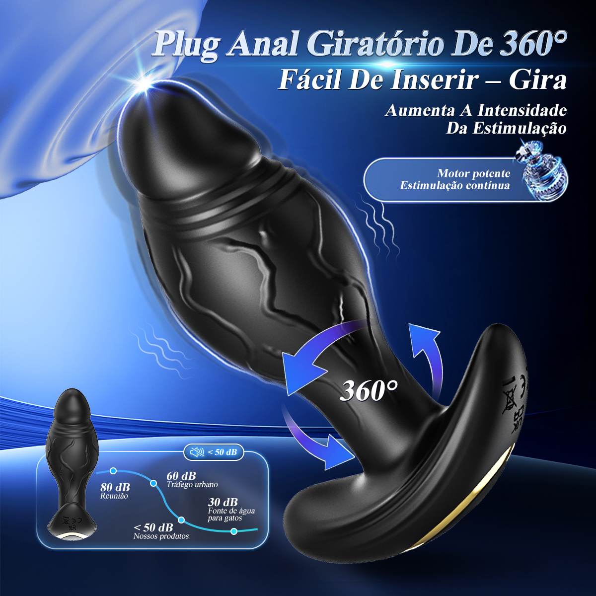 Likethat Plug Anal Rotativo