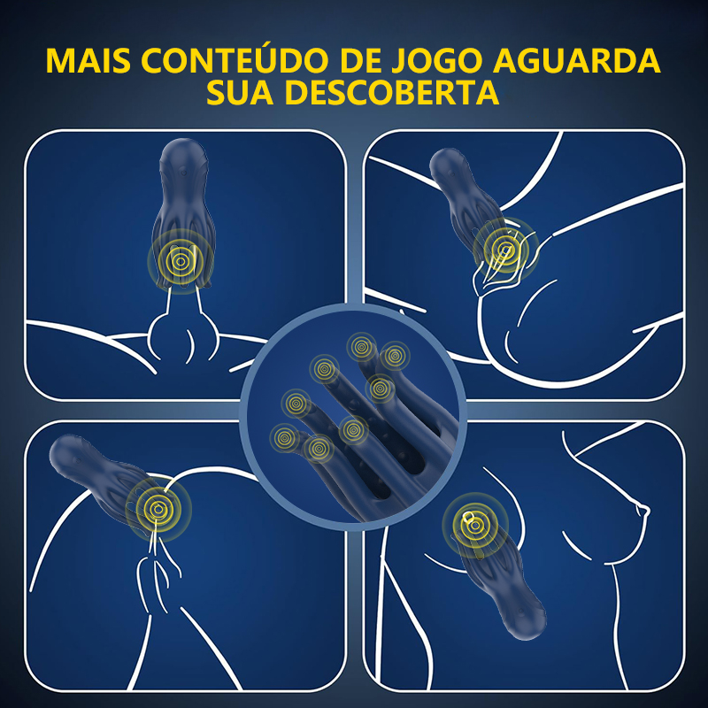 LIKETHAT Masturbador Masculino 360° com 8 Tentáculos – 9 Modos