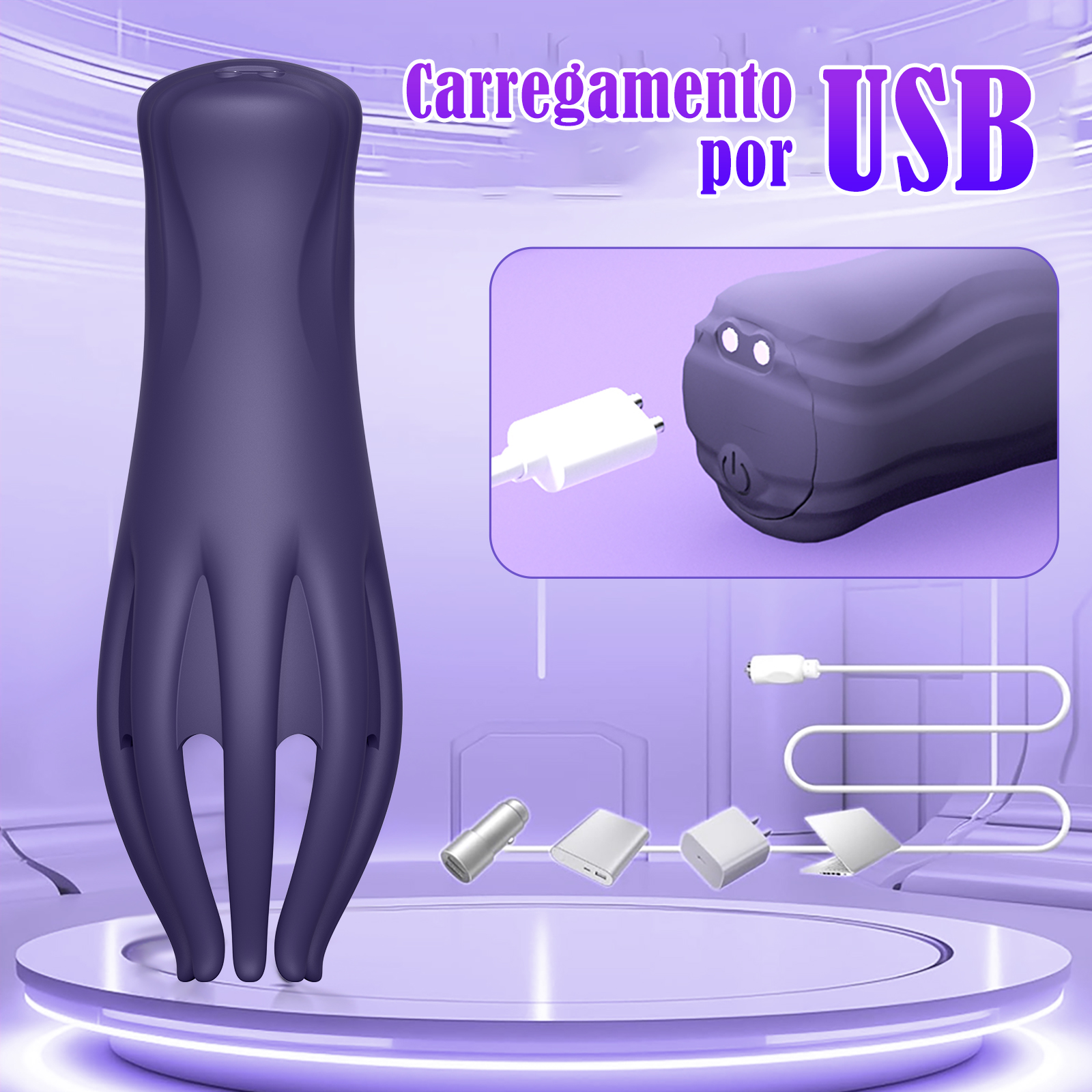 LIKETHAT Masturbador Masculino Vibratório 10 Modos
