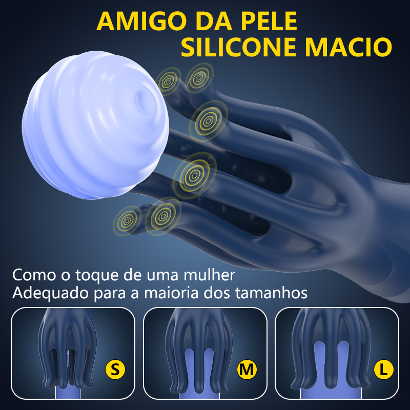 LIKETHAT Masturbador Masculino 360° com 8 Tentáculos – 9 Modos