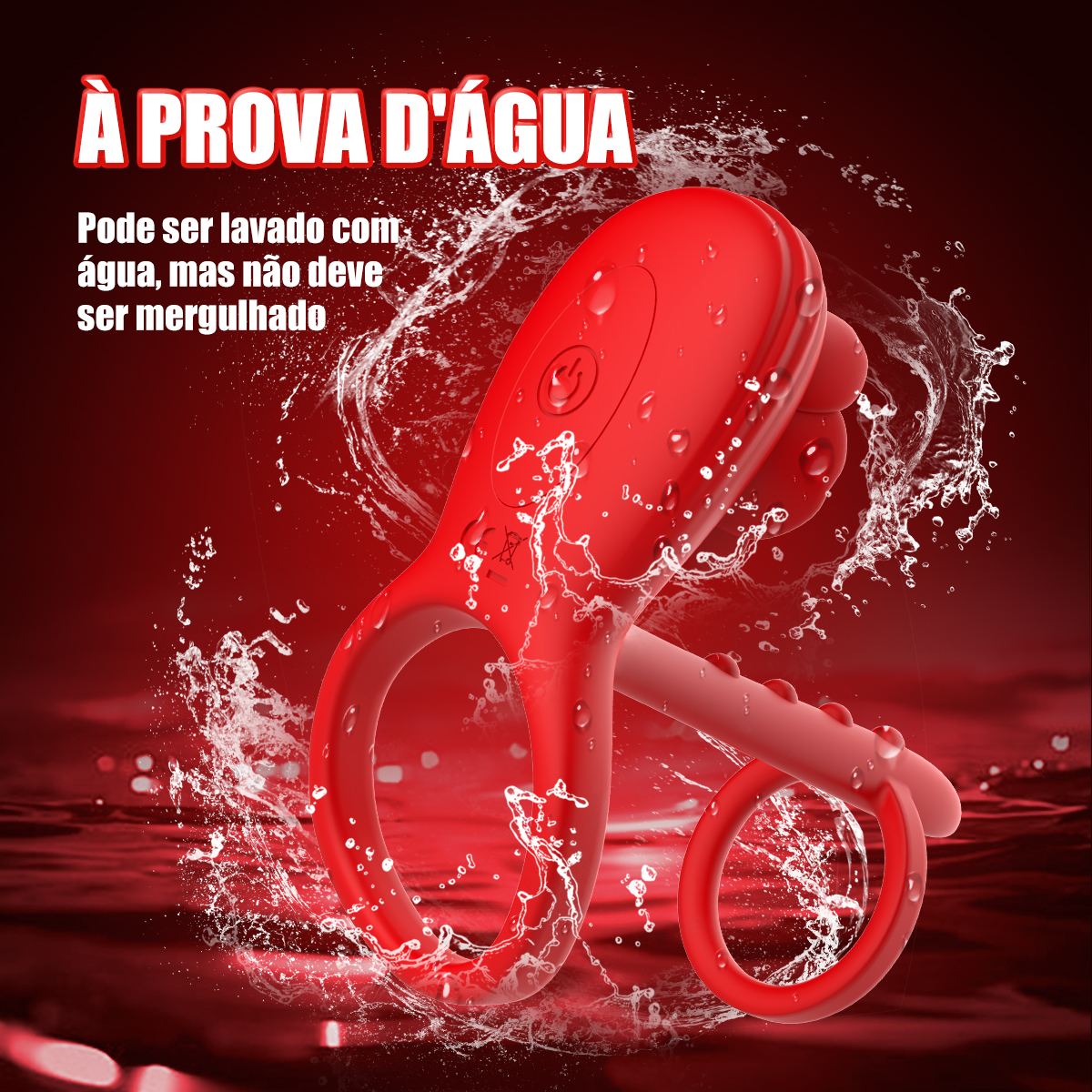 Likethat Anel Duplo Vibratório