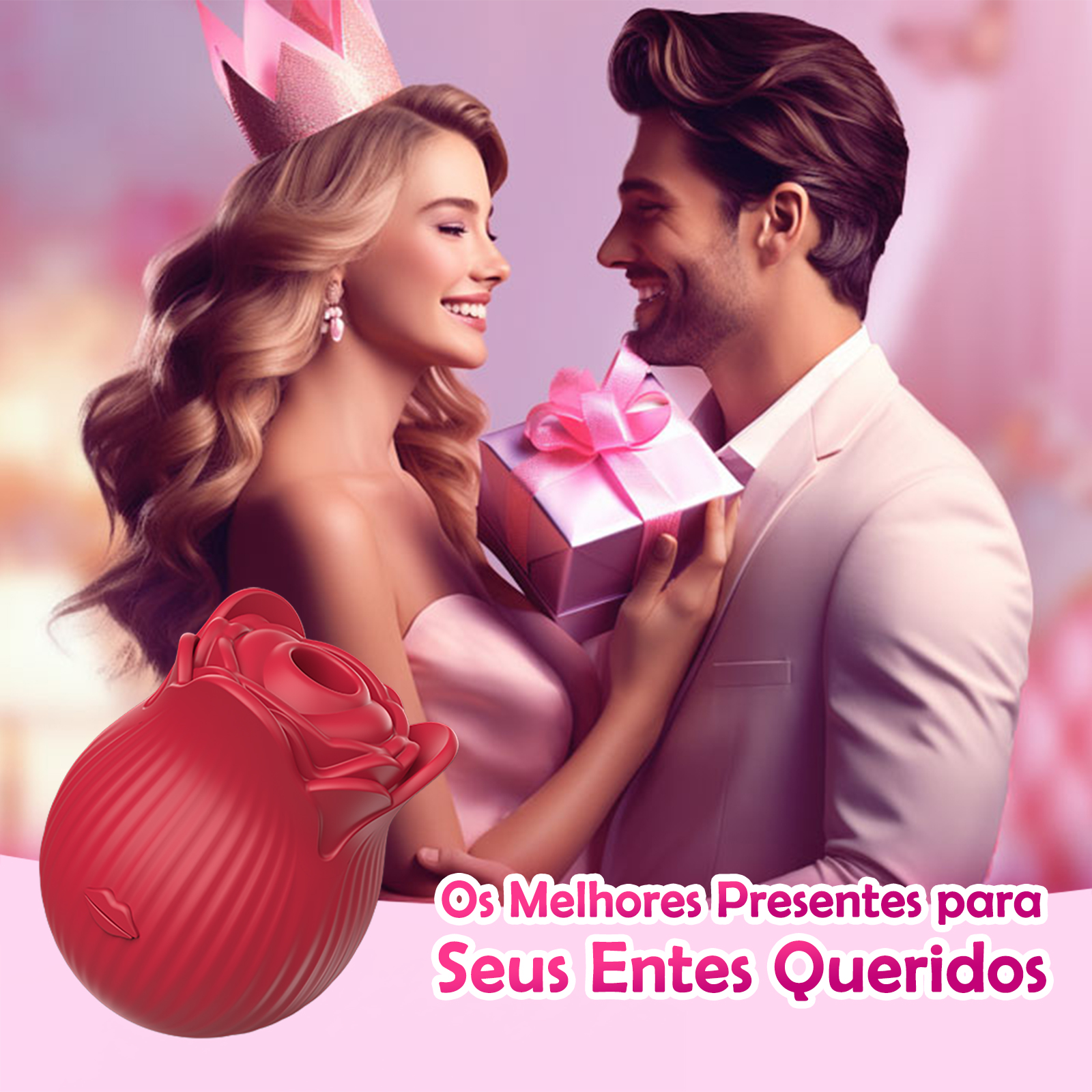 Likethat Sugador de Clitóris Rose Toy