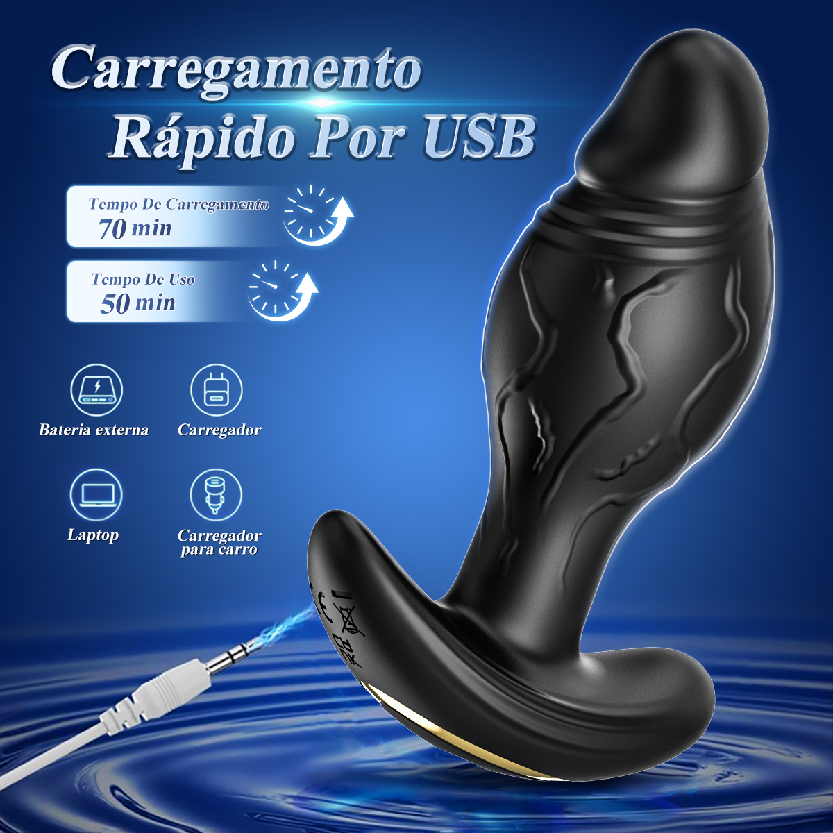 Likethat Plug Anal Rotativo
