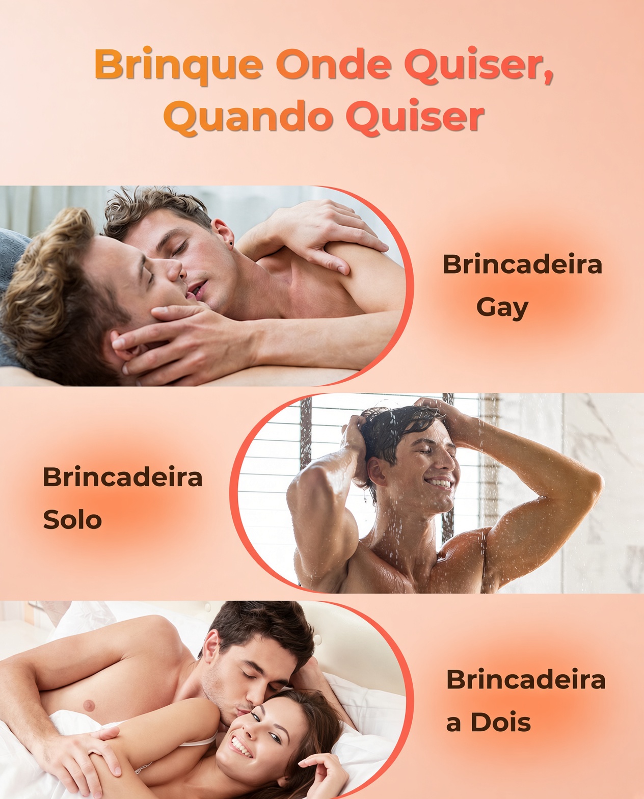 Massageador de Próstata Plug Anal 5 Pérolas com Controle APP 9 Modos de Vibração IPX6