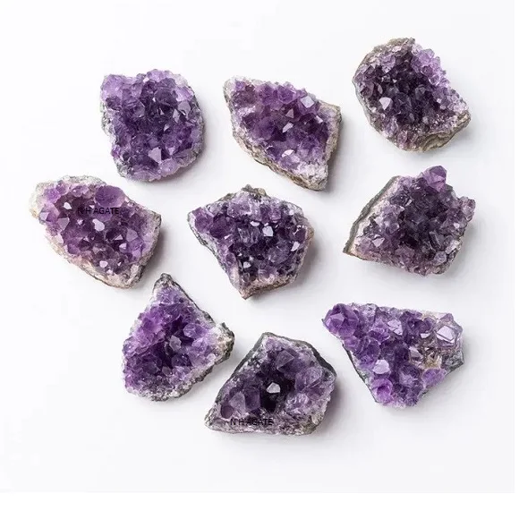 Best Quality Natural Amethyst Crystal Cluster - Raw Druzy Collector Stone