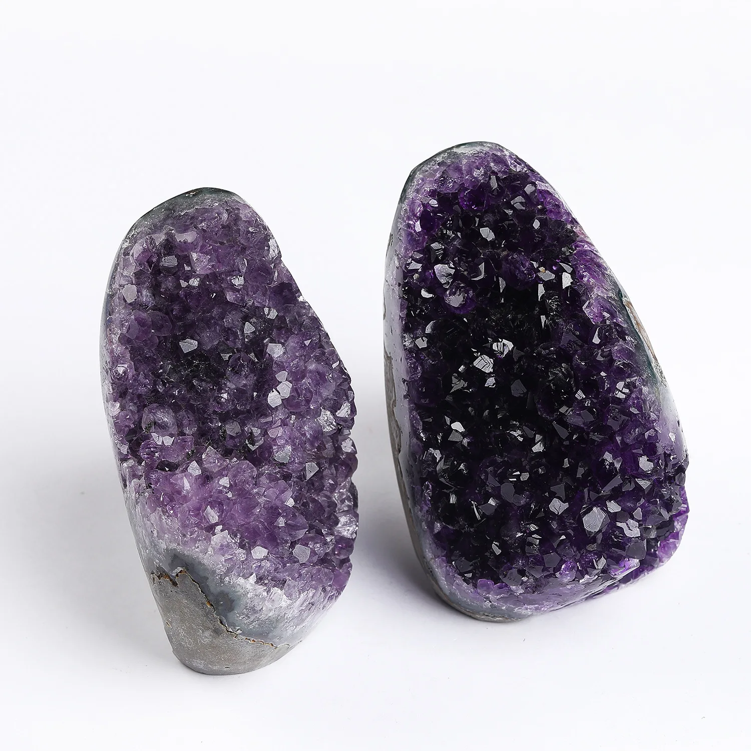 Natural Amethyst Cluster Geode Cave Raw Stone - Mineral Specimen Gemstone