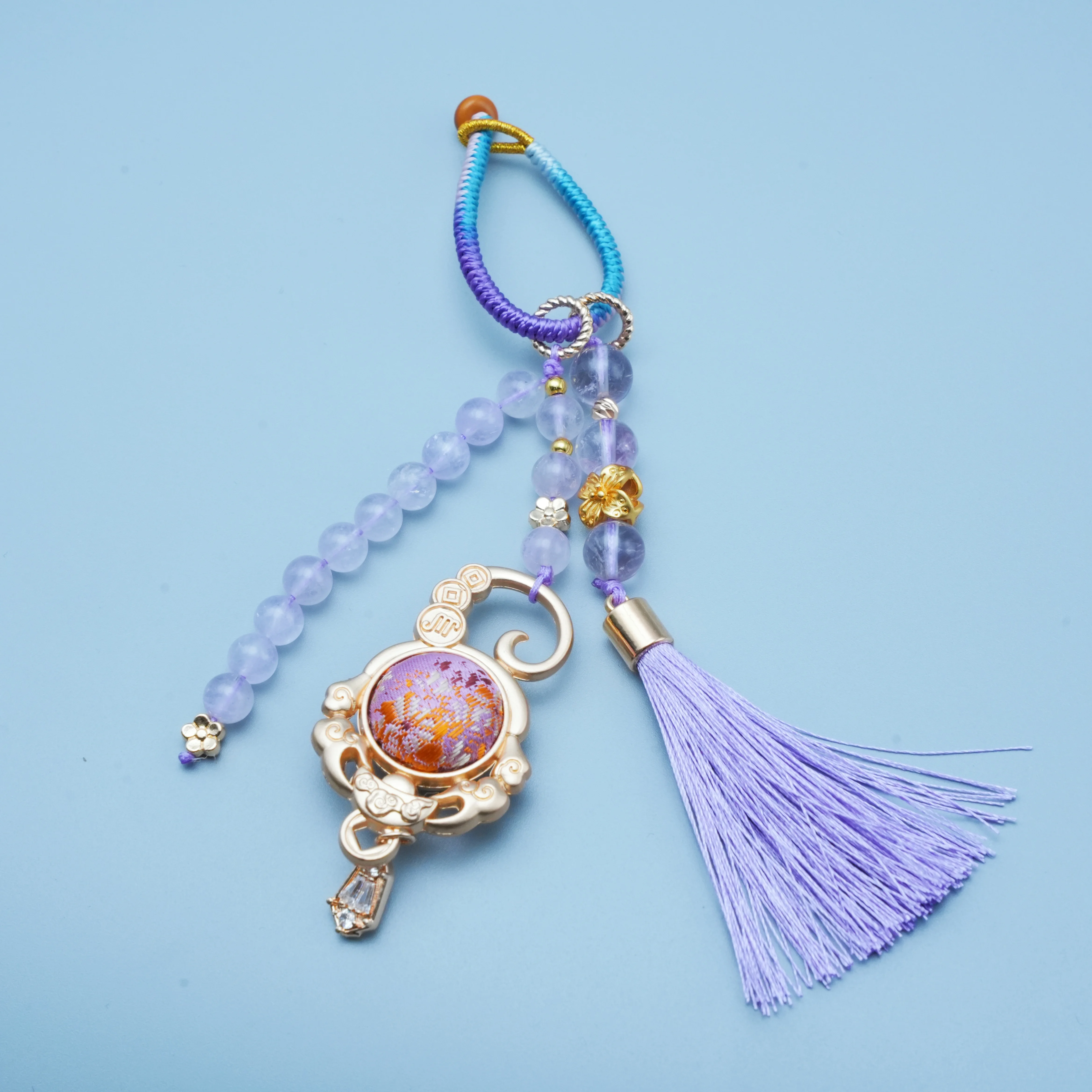 Song Brocade Twelve Constellation Natural Stone Crystal Jewelry