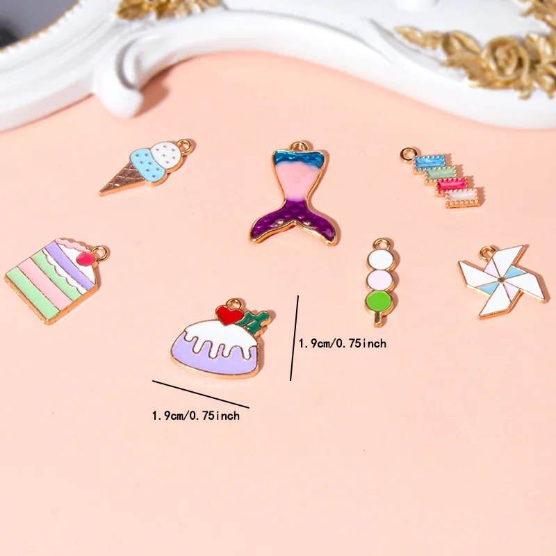 Hisera Hot Sale New Cute Cake Crystal Jewelry