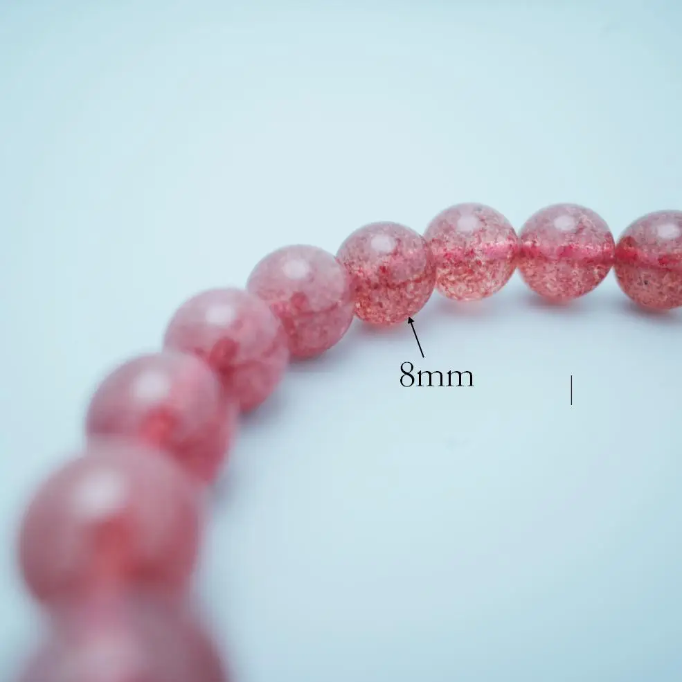 8Mm Customized Color Strawberry Ball Crystal Crystal Jewelry