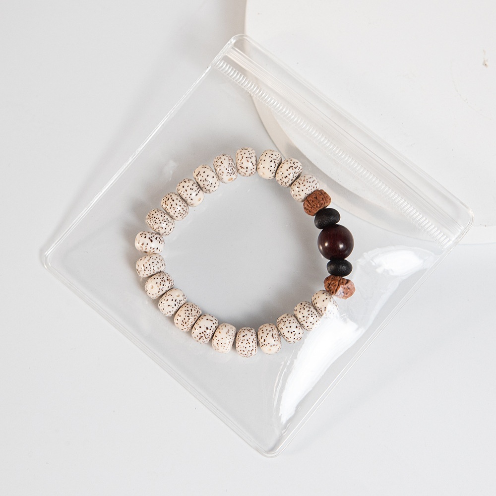 Hisera Pvc Rectangular Ziplock Self Sealing Crystal Jewelry